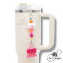 3-D Nurse Hat Silicone Focal Bead 17x27x15mm (Package of 2)