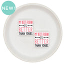 My Best Friend is Better Than Yours Silicone Focal Bead 26x28mm (Package of 2)