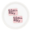 Darling this is just a chapter not the whole story Silicone Focal Bead (Package of 2)