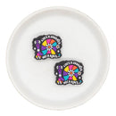 Life is a Journey, Not a Race Silicone Focal Bead 25x30mm (Package of 2)