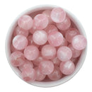 Powder Pink Shimmer & Pearly Luster Duo Beads 16mm (Package of 10)