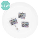 My brain thinks more things before breakfast than most people think all day Acrylic Accent 35x44mm (Package of 1)