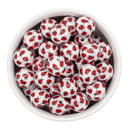 Ladybug Printed Beads 16mm (Package of 10)