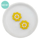 Sunshine Bloom Silicone Focal Bead 27mm (Package of 2)