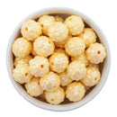 Pale Yellow Iridescent Oblong Multifaceted 16x17mm (Package of 10)