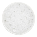 White/Clear Crackle Square Beads 8mm (Package of Approx. 35 Beads)