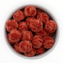 Terra Cotta Chantelle Wrapped 16mm Bead (Package of 10)