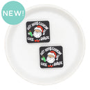 Over Here Lookin' Like Snack Silicone Focal Bead 28x30mm (Package of 2)