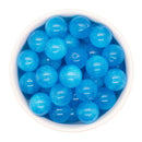 Azure Shimmery Glow in the Dark Beads 16mm (Package of 10)