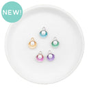 Shell w/Pearl Charm Mix 15x11mm (Package of 5)