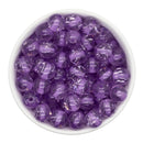 Deep Lilac Translucent Tinsel Beads 12mm (Package of 20)