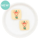 Merry Christmas Reindeer Silicone Focal Bead 30mm (Package of 2)