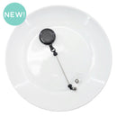 Black Solid Beadable Badge Reel (Package of 1)
