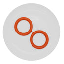 Cinnamon Jumbo Silicone Ring Bead 64mm (Package of 2)