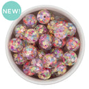 Multicolor Heart Sequin Confetti Beads 16mm (Package of 10)