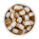 Coffee Suspended Pearl Cluster Beads 16mm (Package of 10)