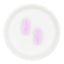 Embossed Tulip Silicone Focal Bead 30x16mm (Package of 2)