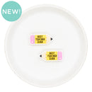 Best Teacher Ever Silicone Focal Bead 13x30mm (Package of 2)