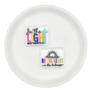 Be the Light in the Darkness Silicone Focal Bead 29x22mm (Package of 2)