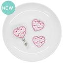 Doodle Hearts Acrylic Accent 40x44mm (Package of 1)