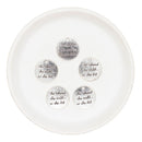 She believed she could so she did Silver Alloy Charm 20mm (Package of 5)