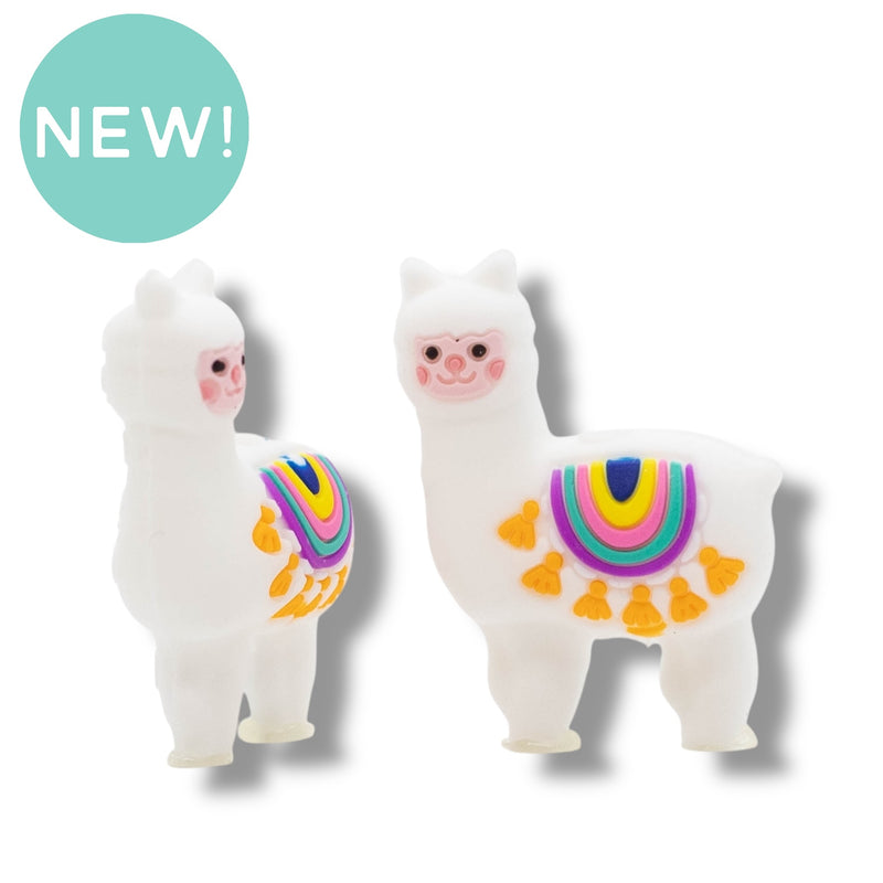 3-D Llama Silicone Focal Bead 28x20x11mm (Package of 2)