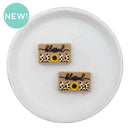 Blessed Mom w/Sunflower Silicone Focal Bead 30x18mm (Package of 2)