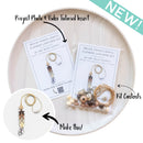 Beige Tones Lentil Flower Lanyard Kit