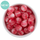 Watermelon Shimmer & Pearly Luster Duo Beads 16mm (Package of 10)