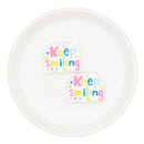 Keep Smiling Focal Bead 23x30mm (Package of 2)