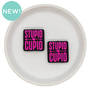 Stupid Cupid Silicone Focal Bead 27x28mm (Package of 2)
