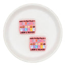 What a Beautiful Day for a BIRTHDAY - Labor & Delivery Silicone Focal Bead 30x25mm (Package of 2)