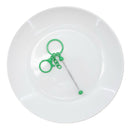 Kelly Green Economy Beadable Keychain (Package of 1)