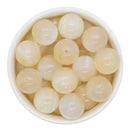 Linen Cosmic Glitter Beads 20mm (Package of 10)