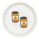 Can of Pumpkin Puree Silicone Focal Bead 32x19mm (Package of 2)
