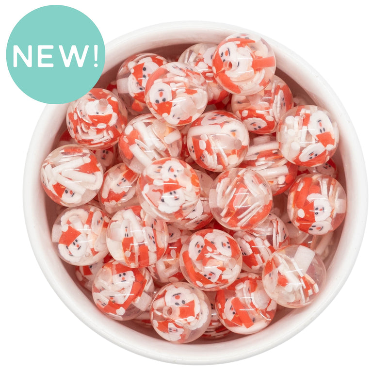 Suspended Santa Confetti 16mm Bead Mix (Package of 10)