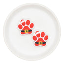 Santa Paw Silicone Focal Bead 29x30mm (Package of 2)