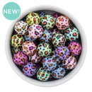 Iridescent Multicolored Leopard Variety Pack Beads 16mm (Package of 10)