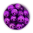 Purple UV Shine Beads 20mm (Package of 10)