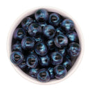 Shimmery Black Heart Inlay Beads 16mm (Package of 10)