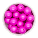 Bright Pink Matte Beads 20mm (Package of 10)