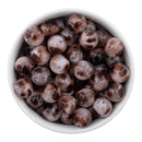 Round Leopard Marble 14mm Beads (Package of 20 Beads)