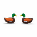 3-D Mallard Duck Silicone Focal Bead 23x14x25mm (Package of 2)
