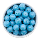 Azure Shimmery Liquid Effect Marble Beads 16mm (Package of 10)