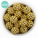 Gold Bubble Bling Beads 20mm (Package of 10)