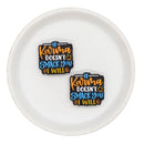 If Karma Doesn't Smack You I Will Silicone Focal Bead 27x28mm (Package of 2)