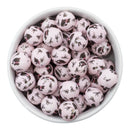 Cats & Bows Printed Silicone Beads 15mm (Package of 10)