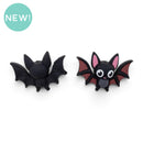 3-D Bat Silicone Focal Bead 27x15x38mm (Package of 2)