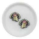 Running on Caffeine & Chaos Focal Bead 32x29mm (Package of 2)