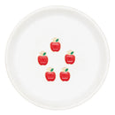 Red Apple Enamel Charm 11x15mm (Package of 5)